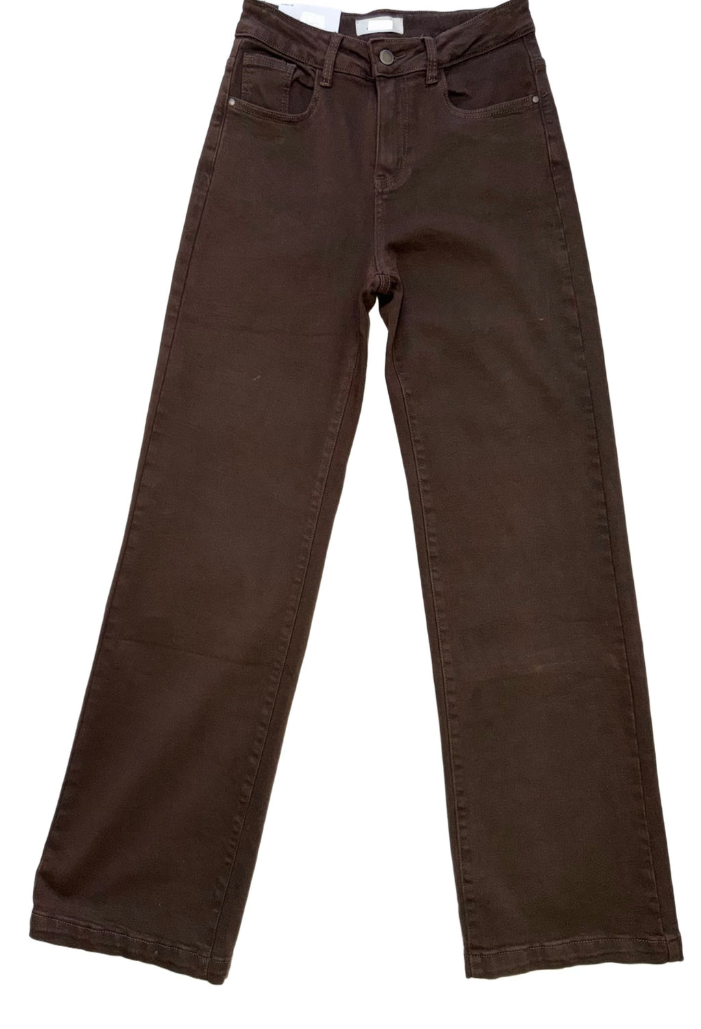 Chocolate straight-leg jeans / 327257
