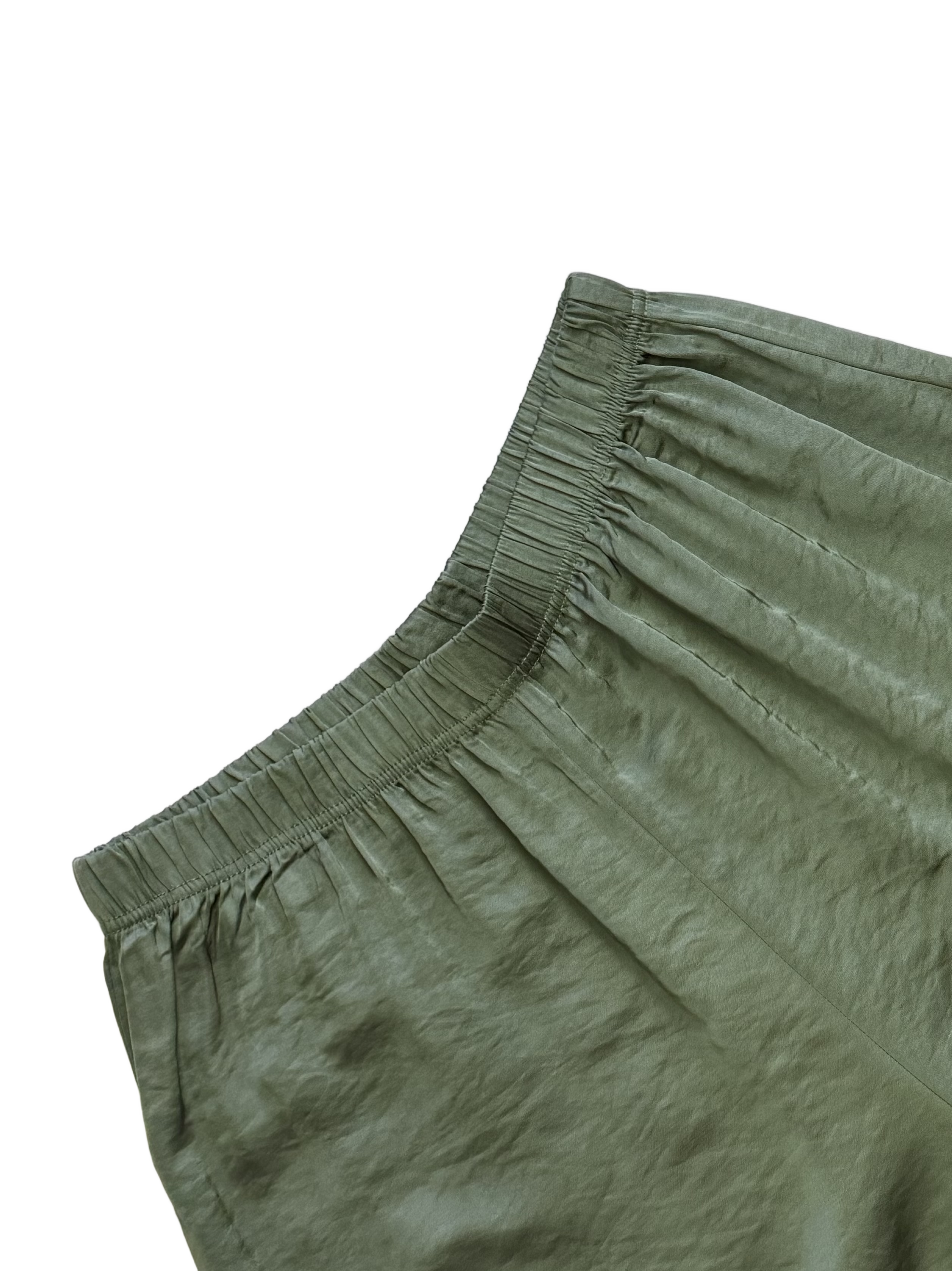 Satin pants palazzo / G11001