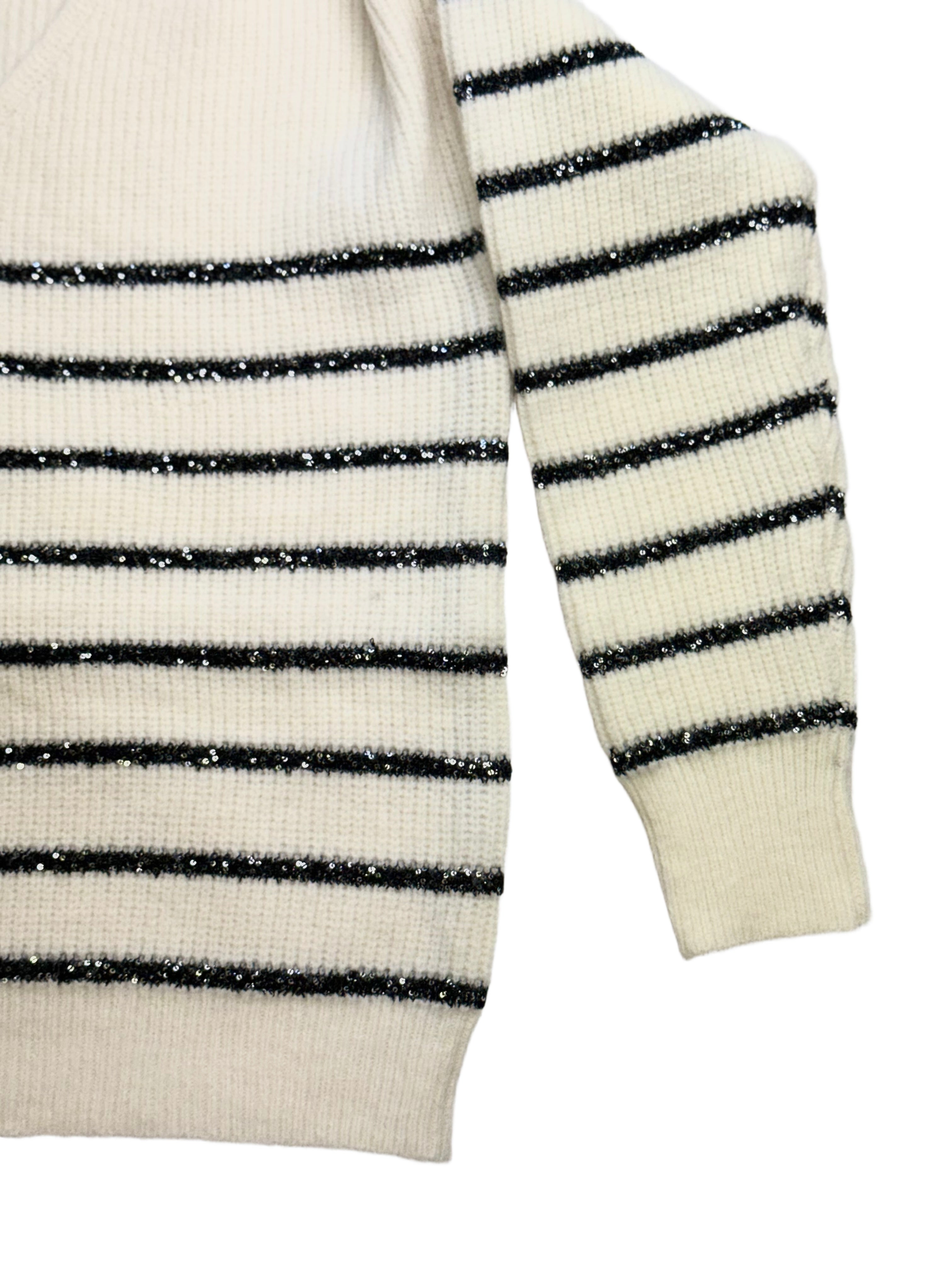 Striped sequin sweater /325547