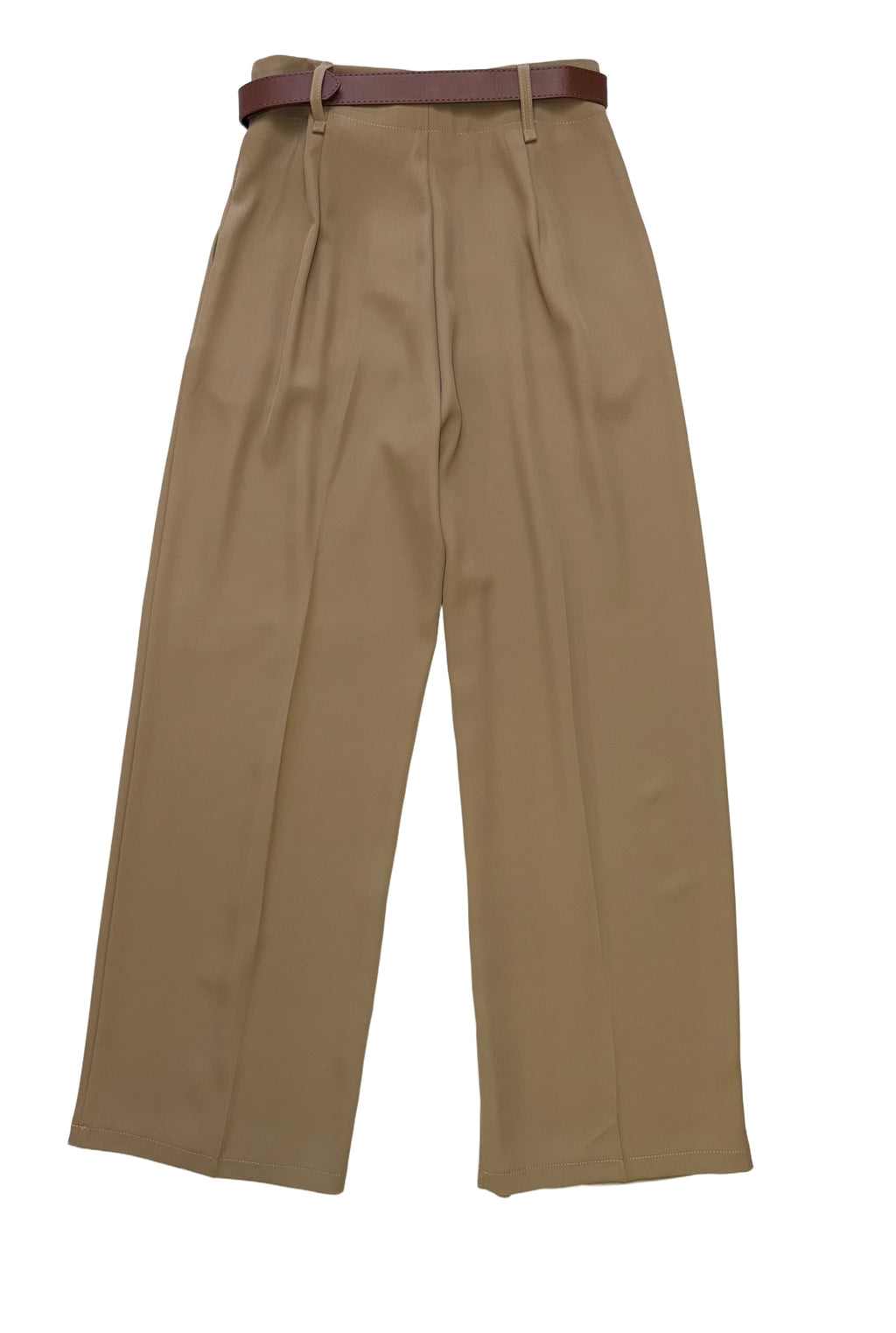 Brown pleated pants / 327439