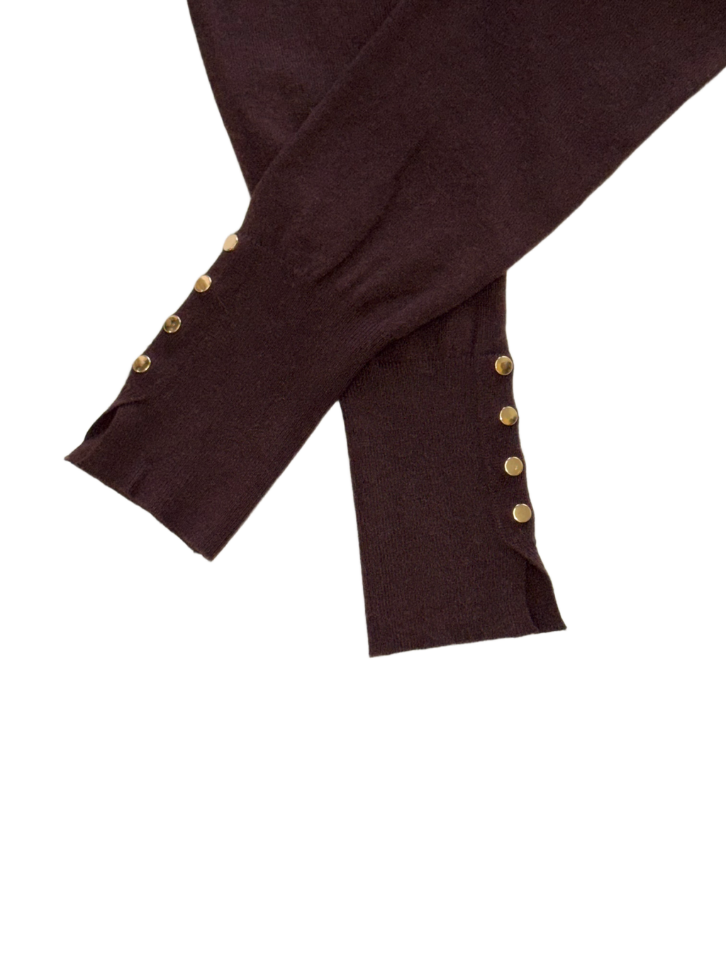 Wool sweater with gold buttons / 327526