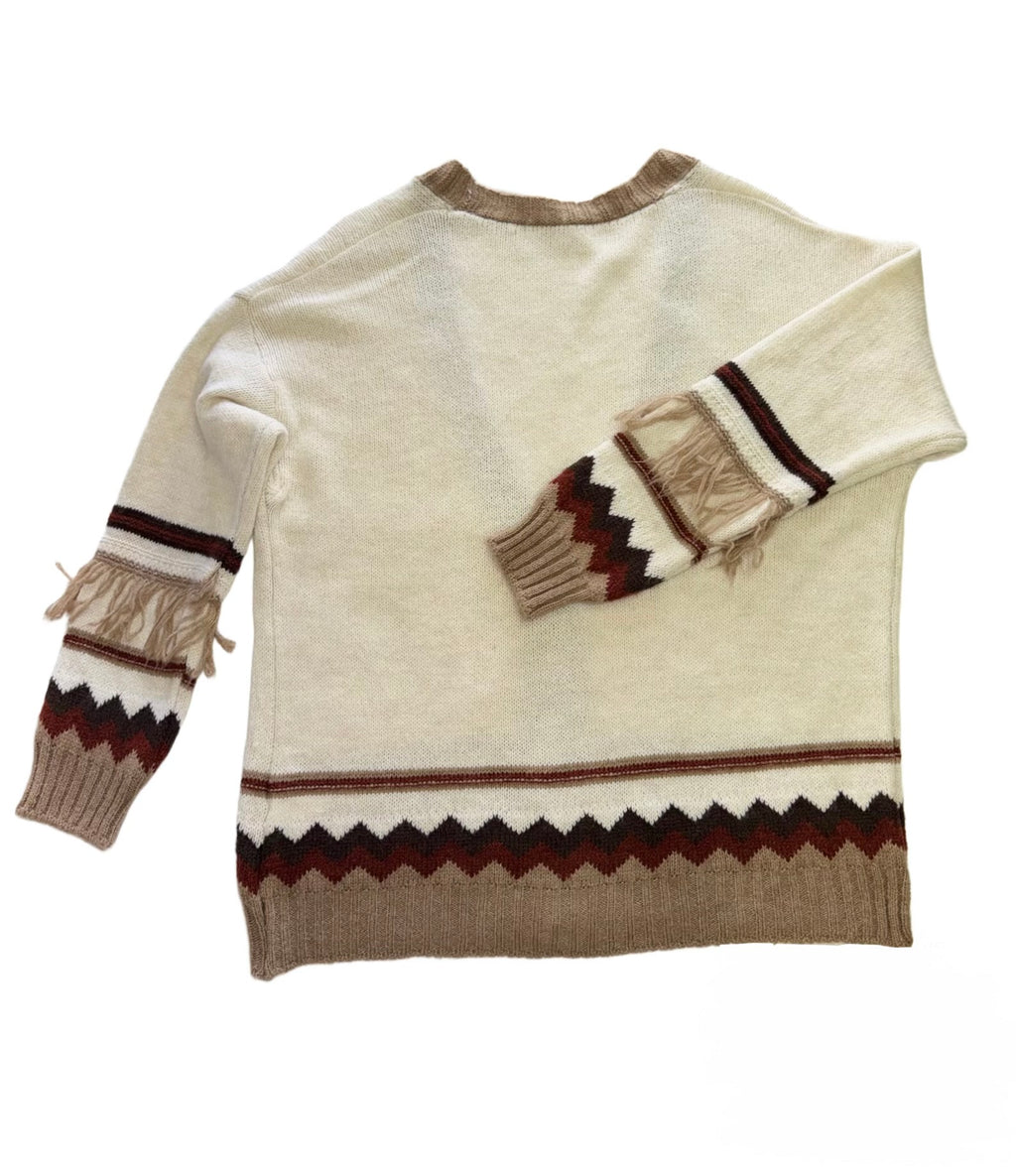 Boho fringed cardigan / 327483