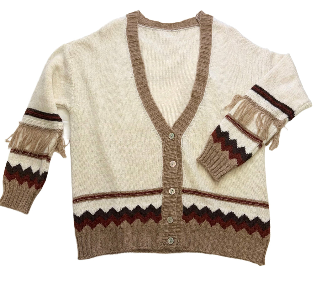 Boho fringed cardigan / 327483