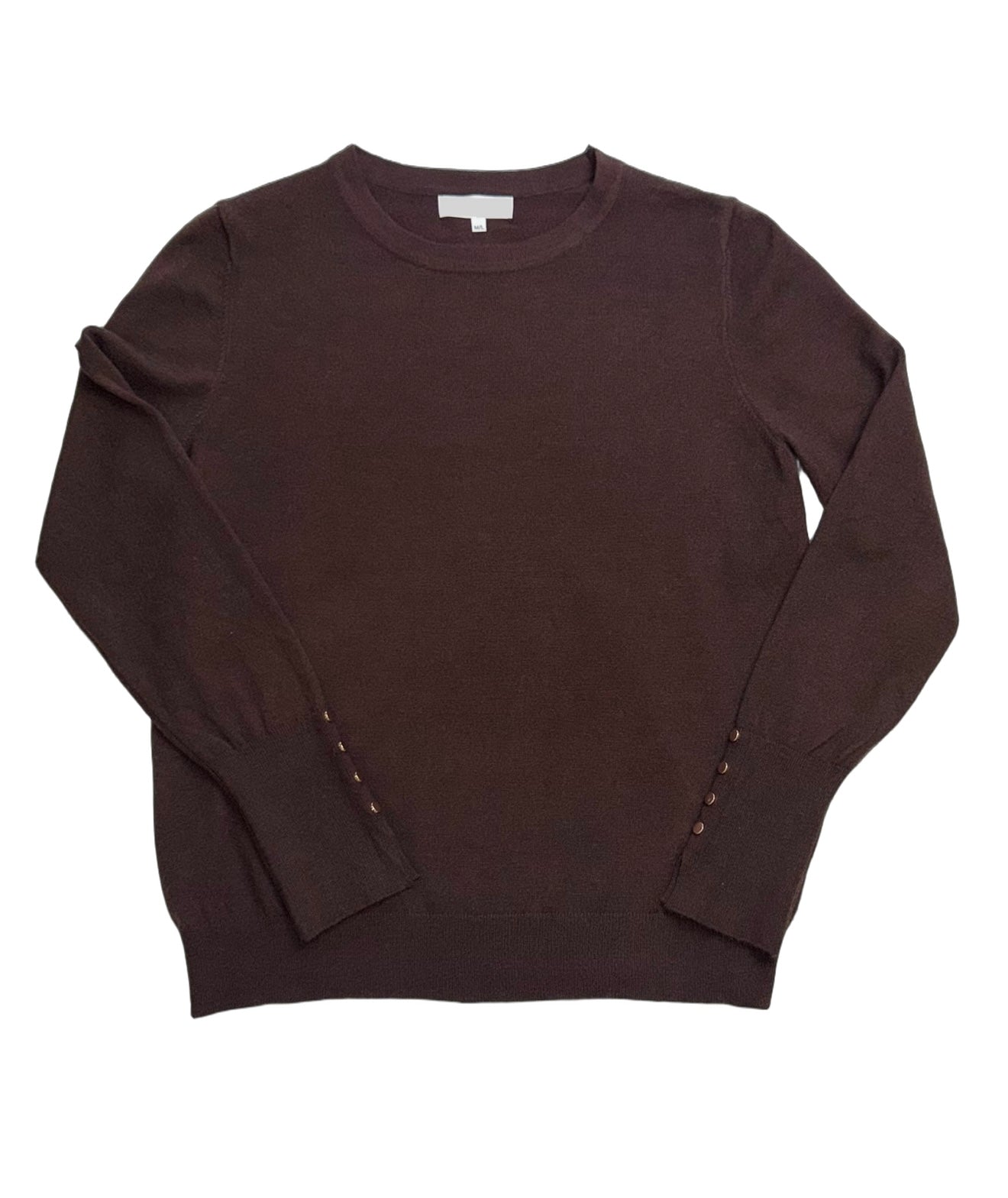 Wool sweater with gold buttons / 327526