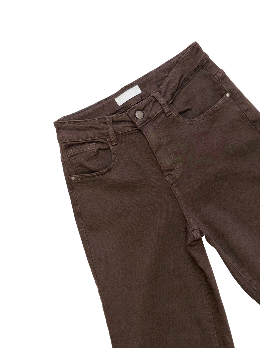 Chocolate straight-leg jeans / 327257