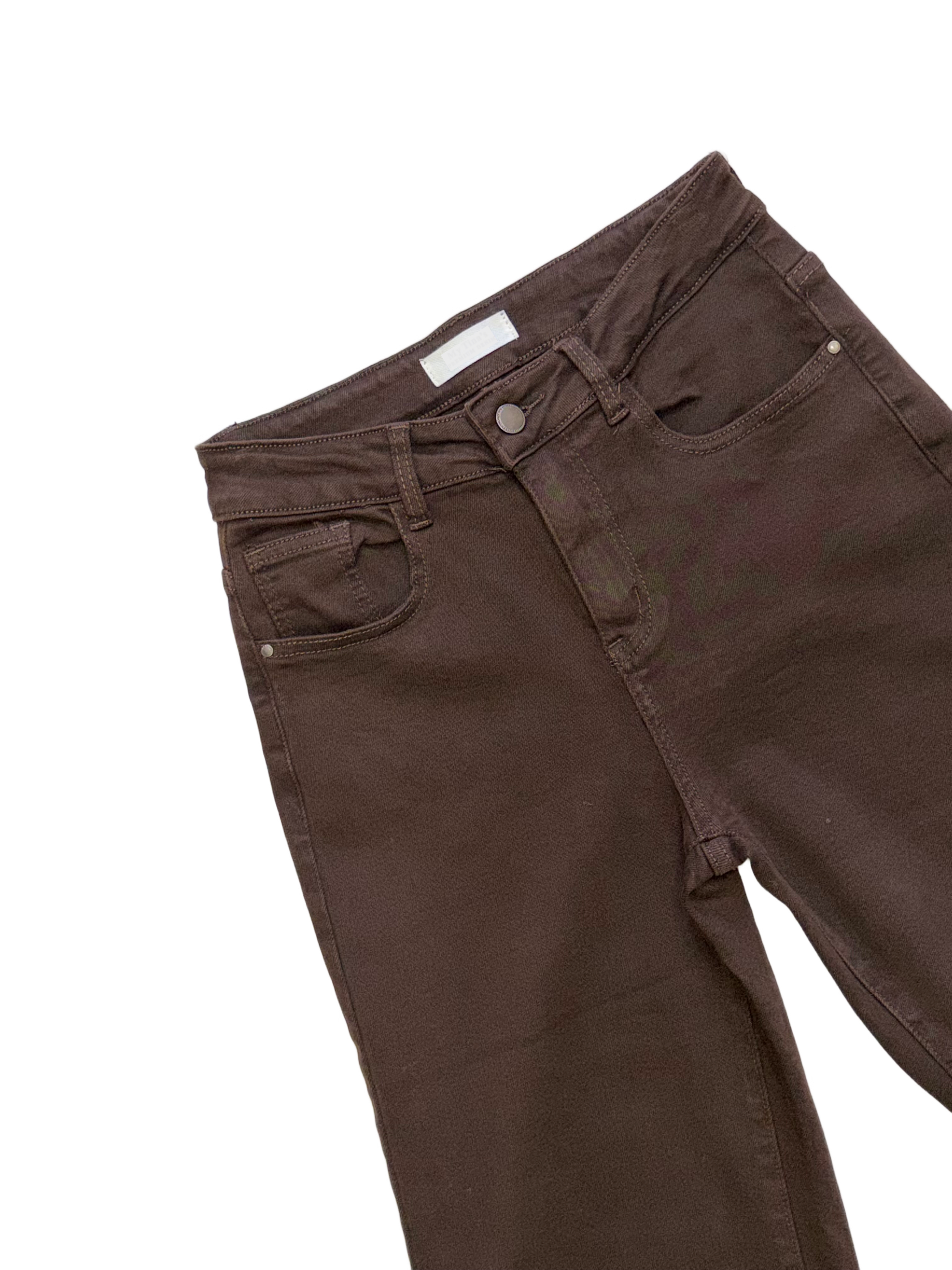 Chocolate straight-leg jeans / 327257